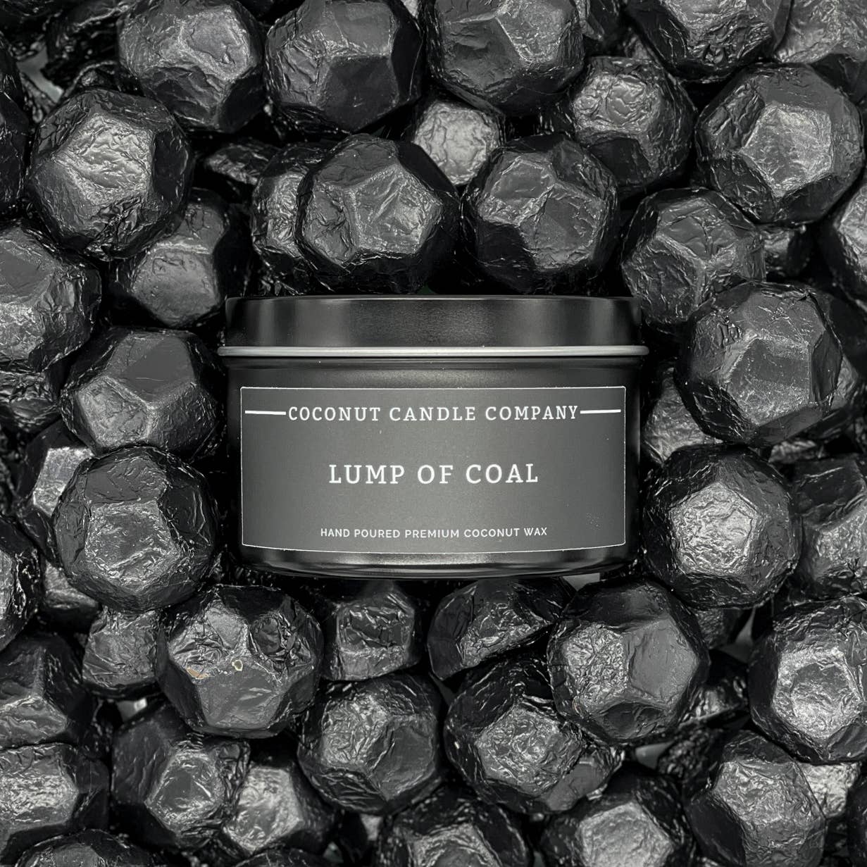 Lump Of Coal Candle: 4oz