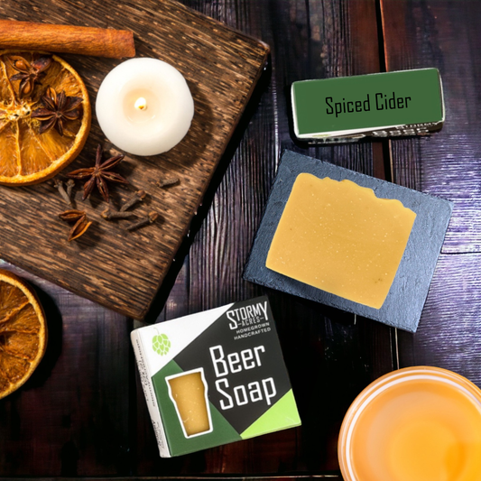 Beer Soap - Spiced Cider - Men's Bar Soap