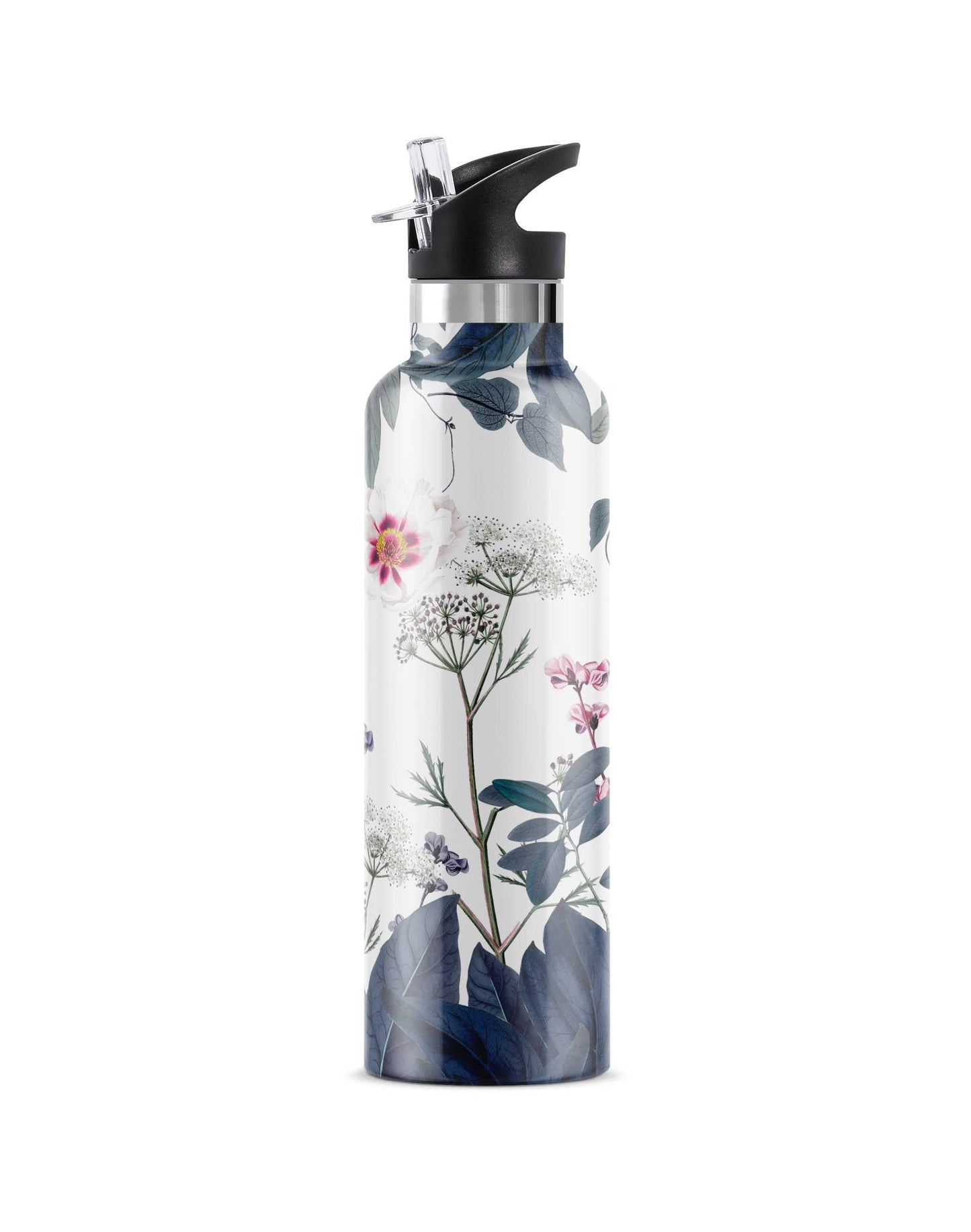 PEONY | 25 oz Insulated Water Bottle Flip' n' Sip Lid