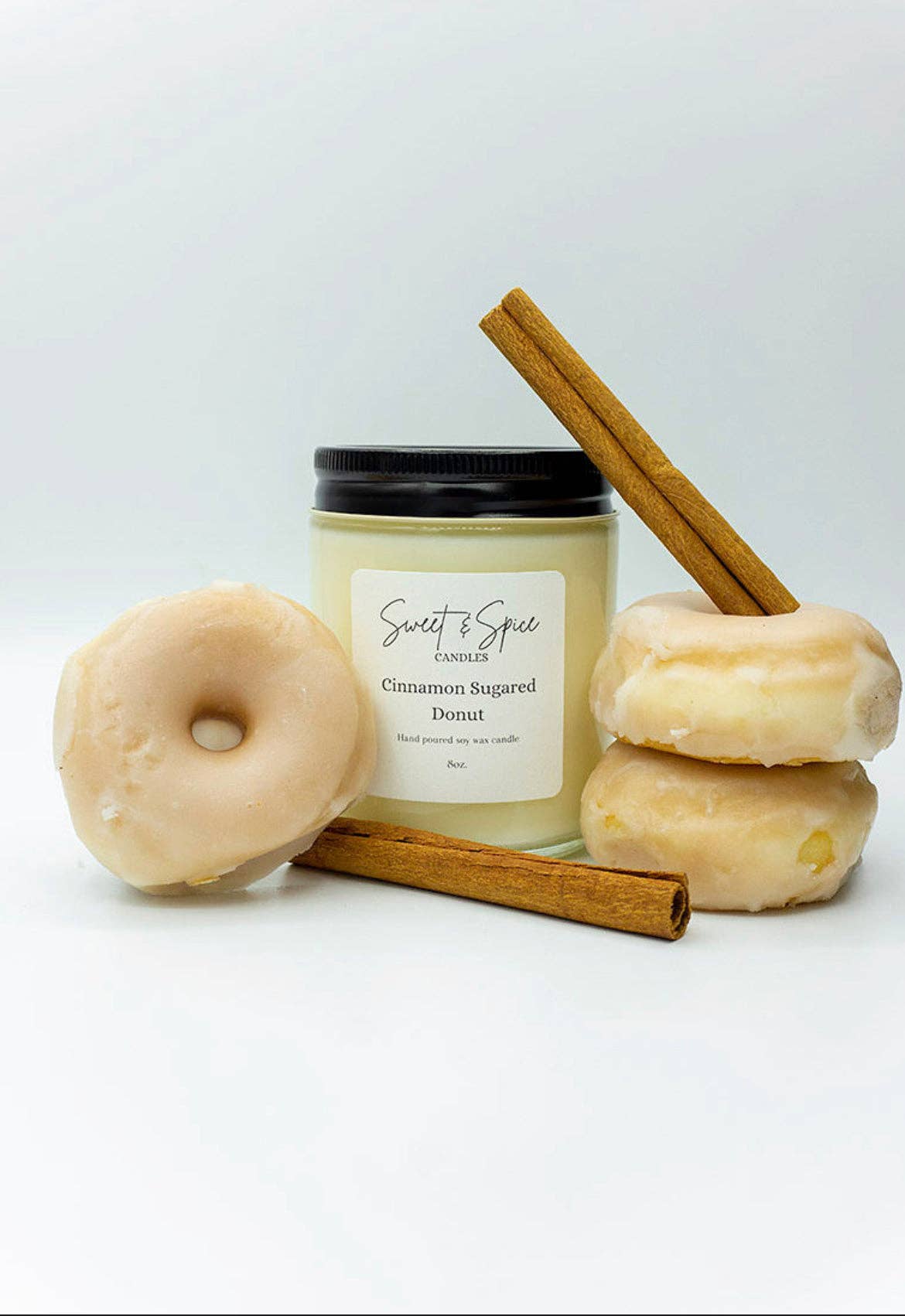 Cinnamon Sugared Donut Soy Wax Candle