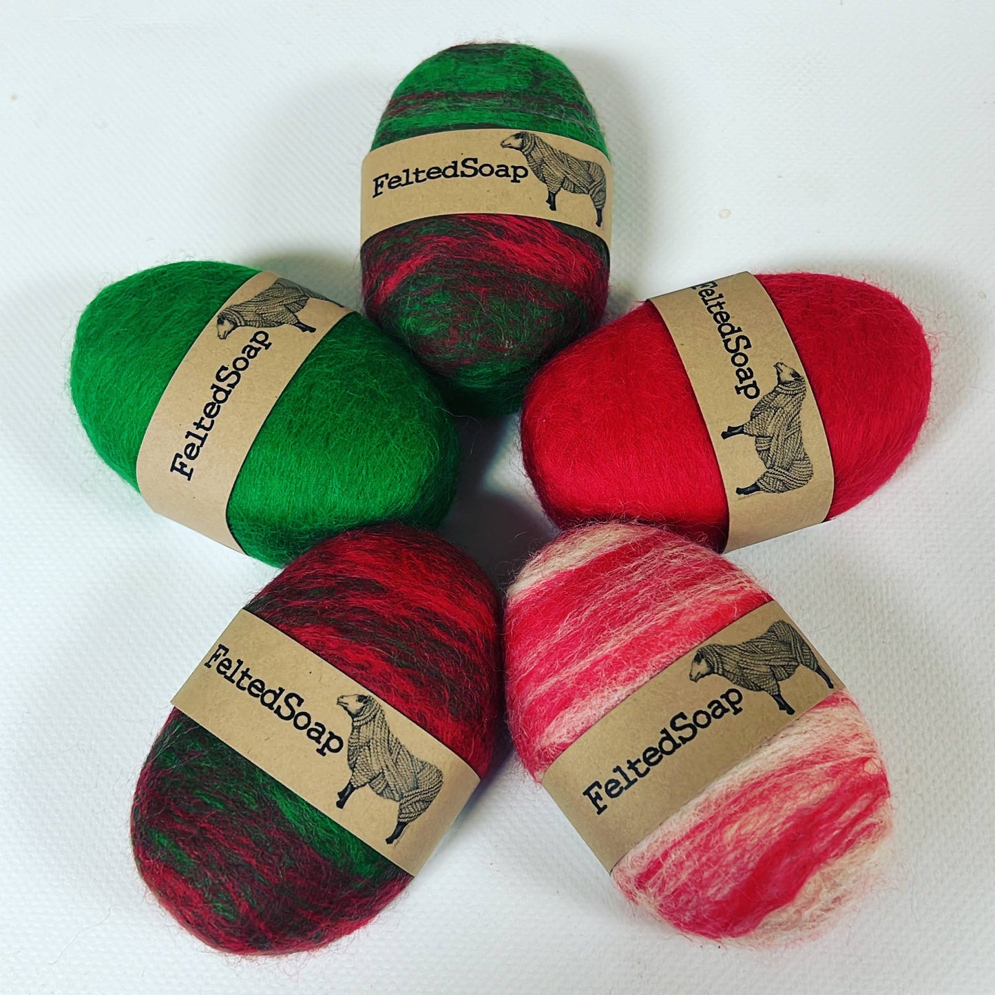 Felted Soap Christmas