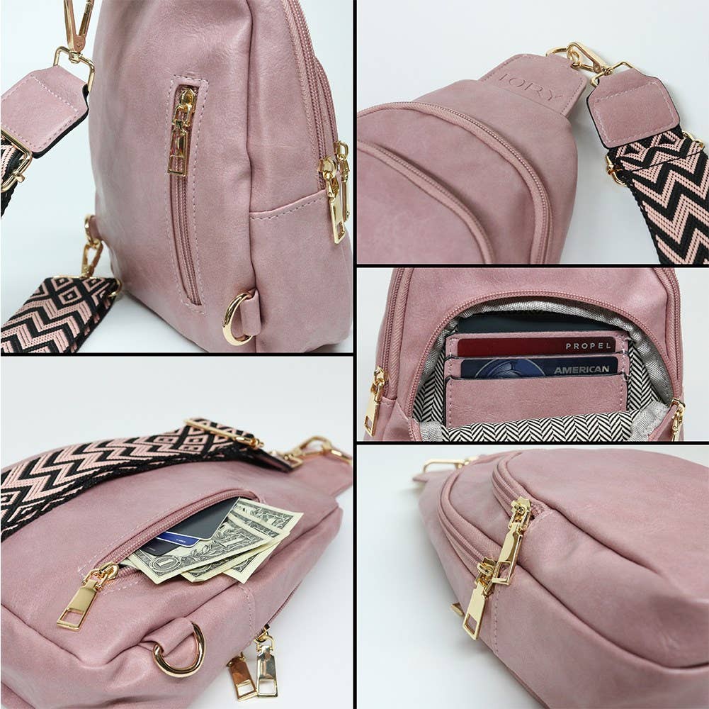 Best Seller! Rebeca Crossbody Sling Bag - Blush