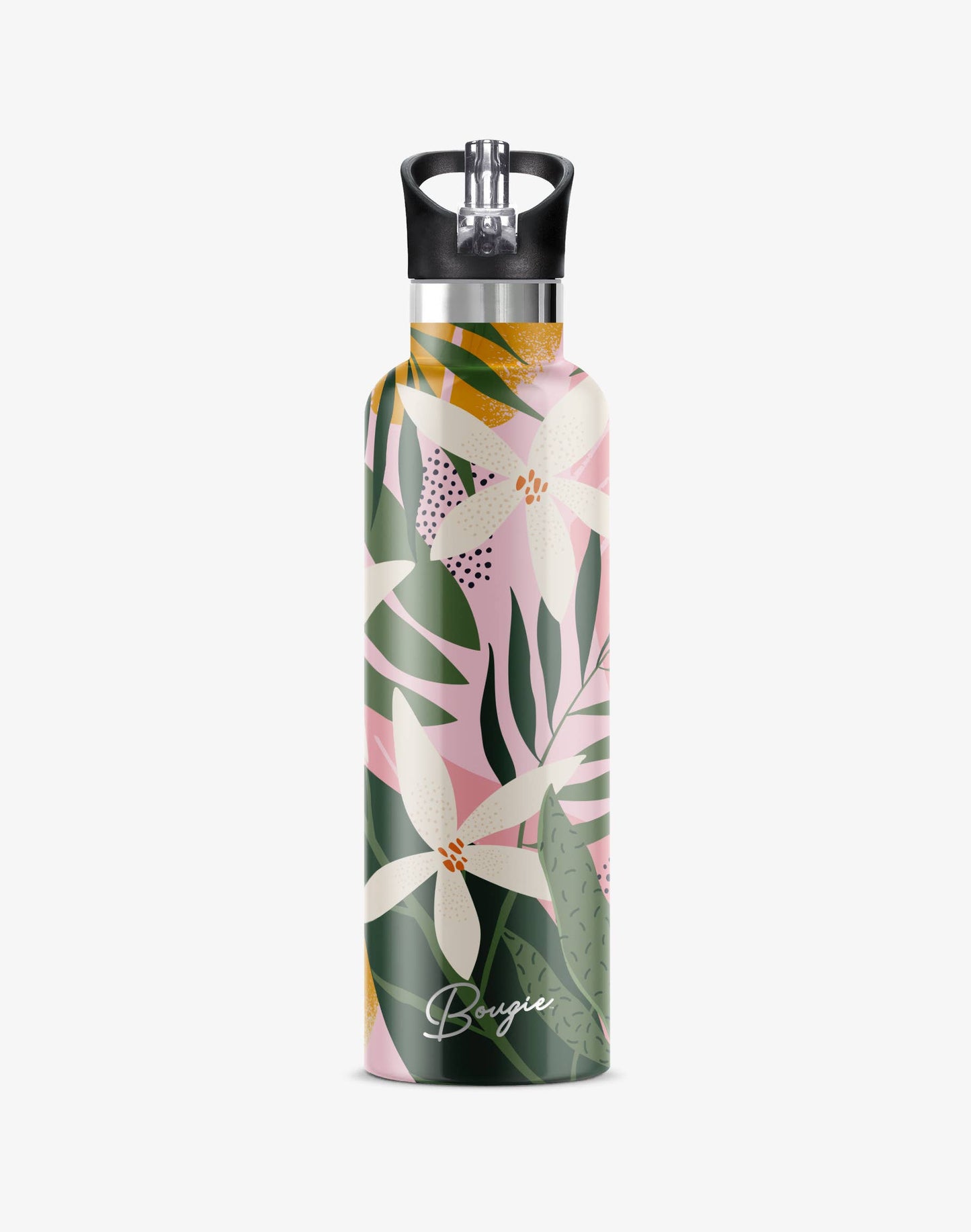 Tiare Bliss 25 oz Insulated Water Bottle Flip 'n' Sip Lid