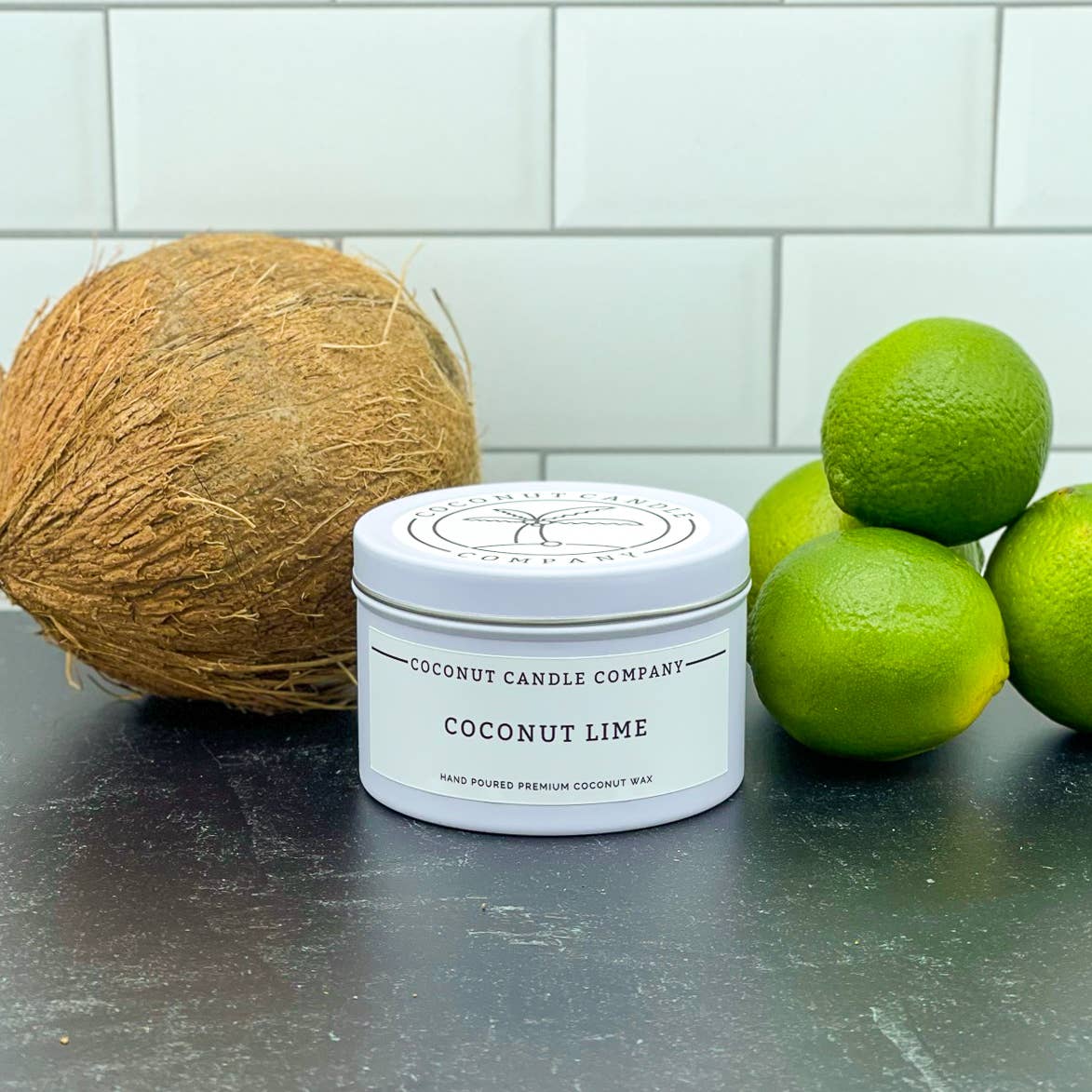 Coconut Lime Candle: 6oz or 8oz