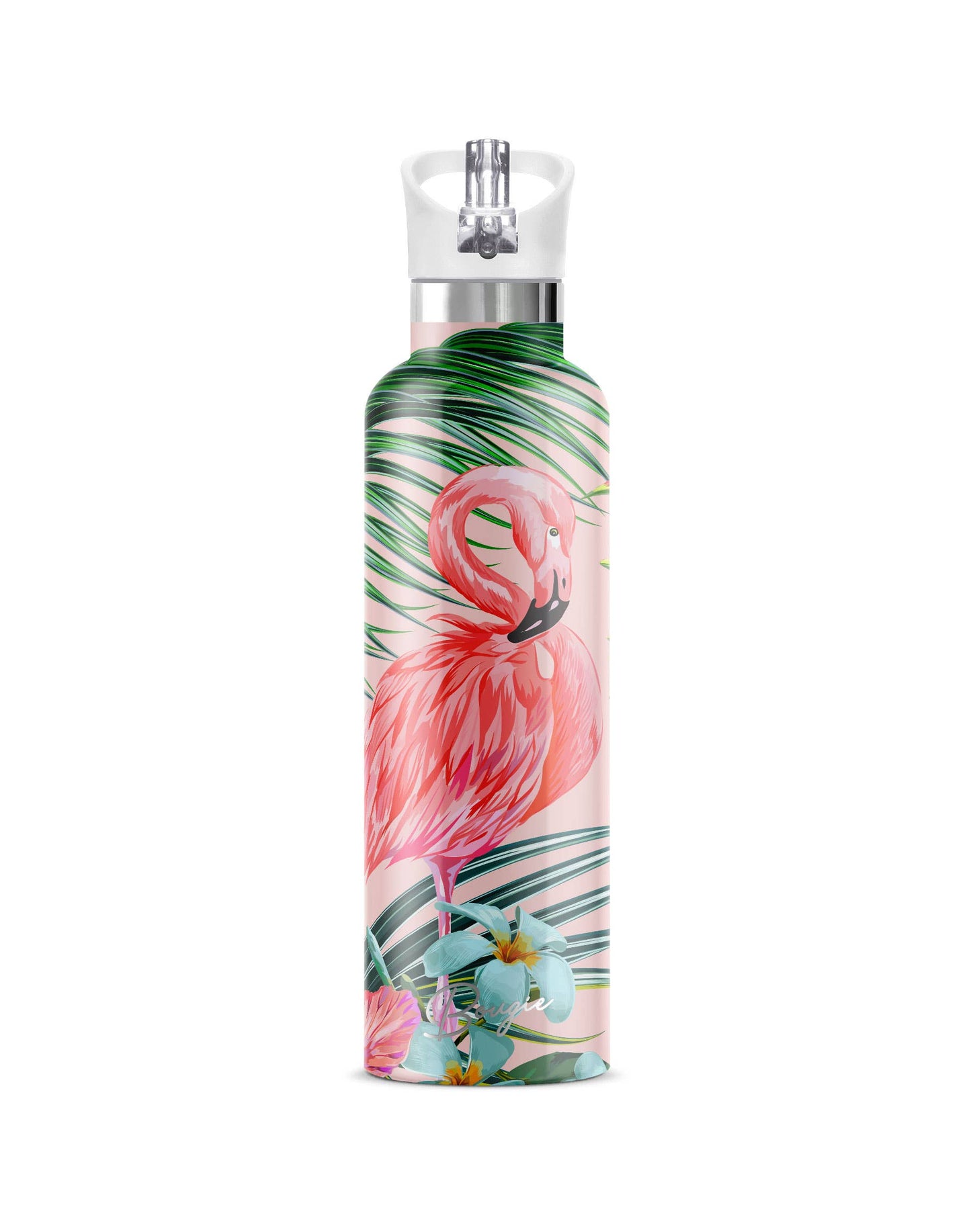 FLAMINGO | 25 oz Insulated Water Bottle Flip'n'Sip Lid