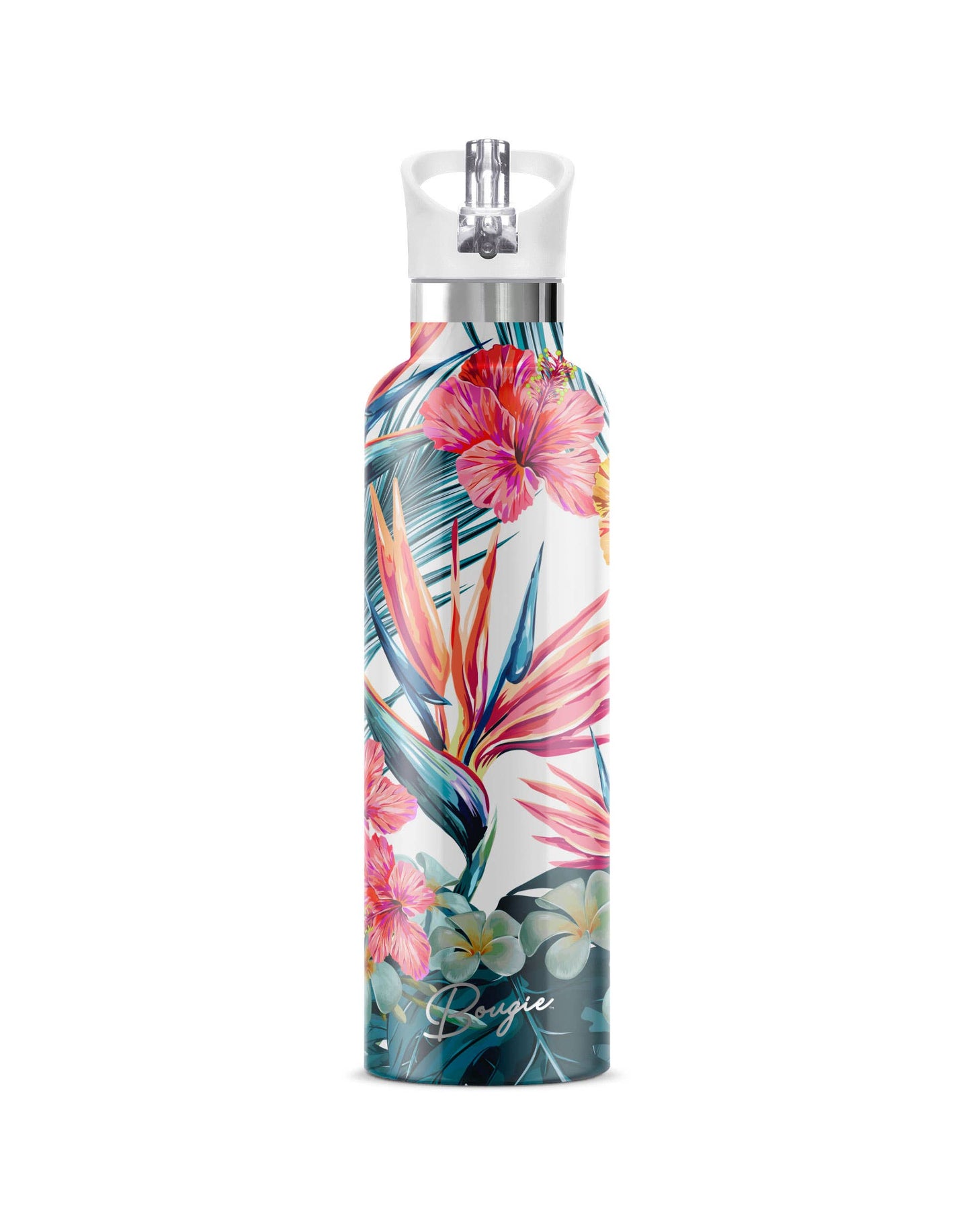 HIBISCUS | 25 oz Insulated Water Bottle Flip'n 'Sip