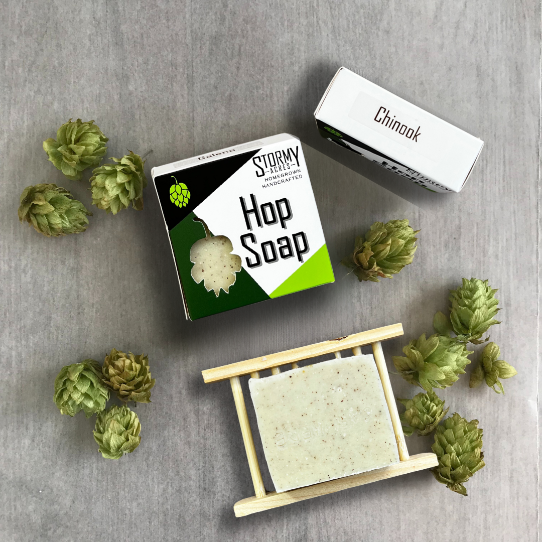 Hop Soap - Men's Natural Beer Soap - Chinook Scent