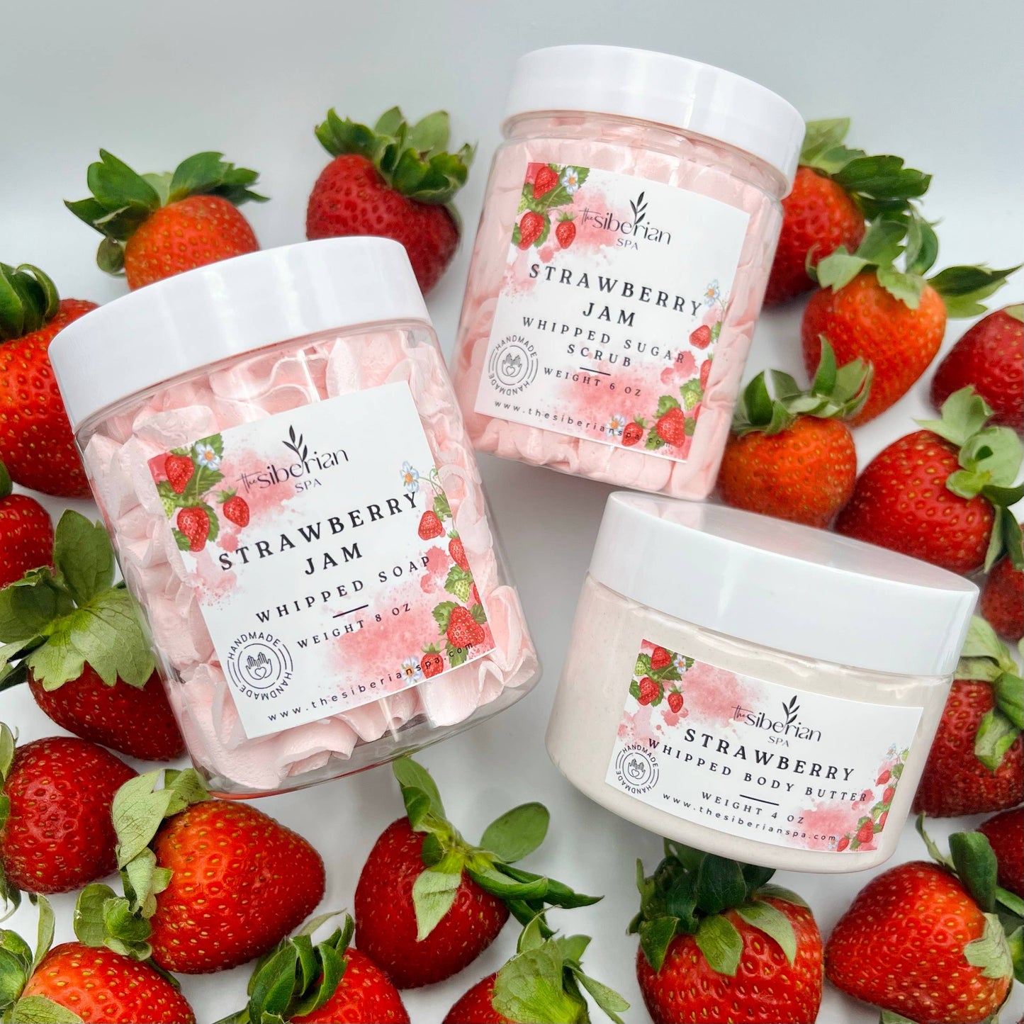 Strawberry Jam Whipped Soap