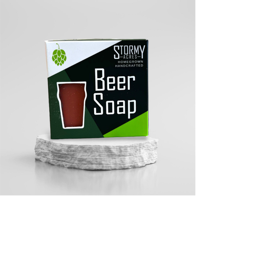 Beer Soap - Barrel Aged Brown Ale Soap - Men's Natural Soap