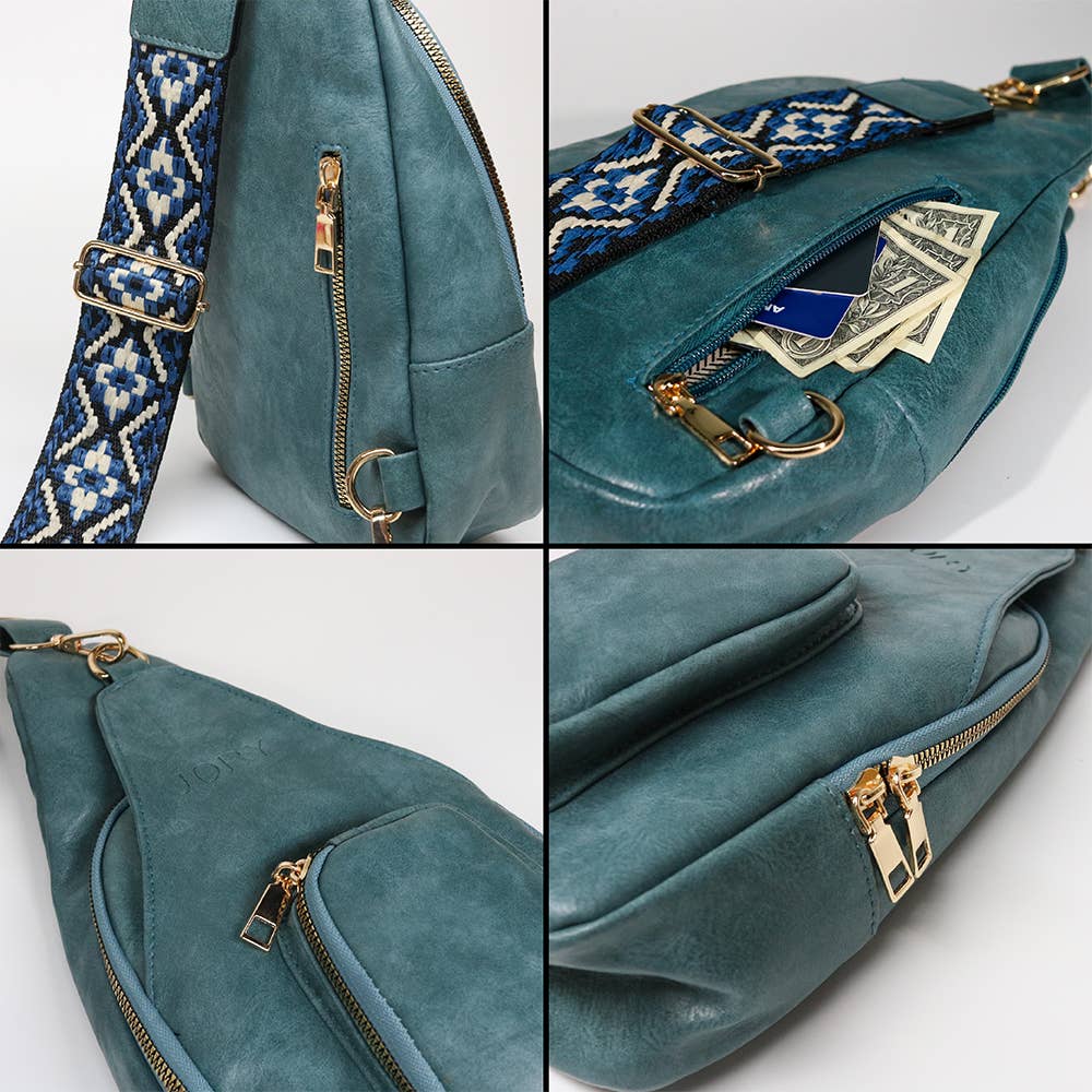 Best Seller! Hailey Crossbody Sling Bag - Sea