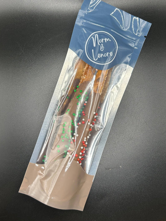 Holiday Pretzel Rods