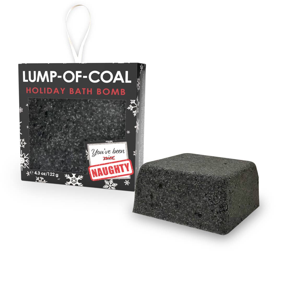 Lump-of-Coal Bath Bombs