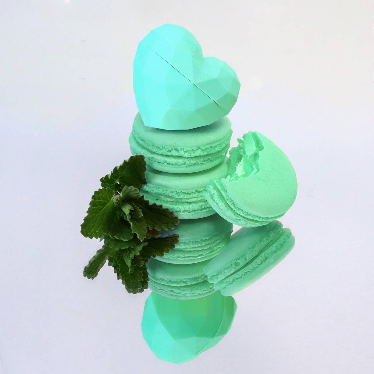 Teal Heart Lip Balm