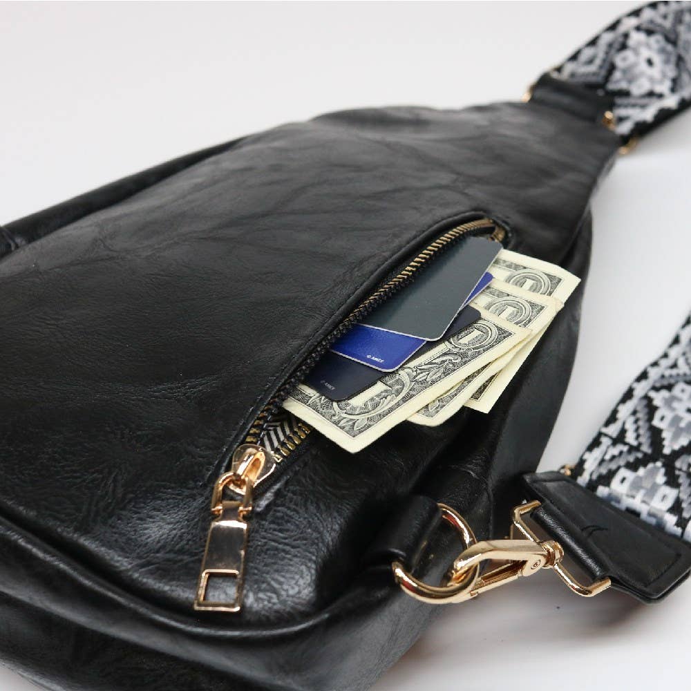 Best Seller! Sling Cross Body Bag | Hailey Midnight