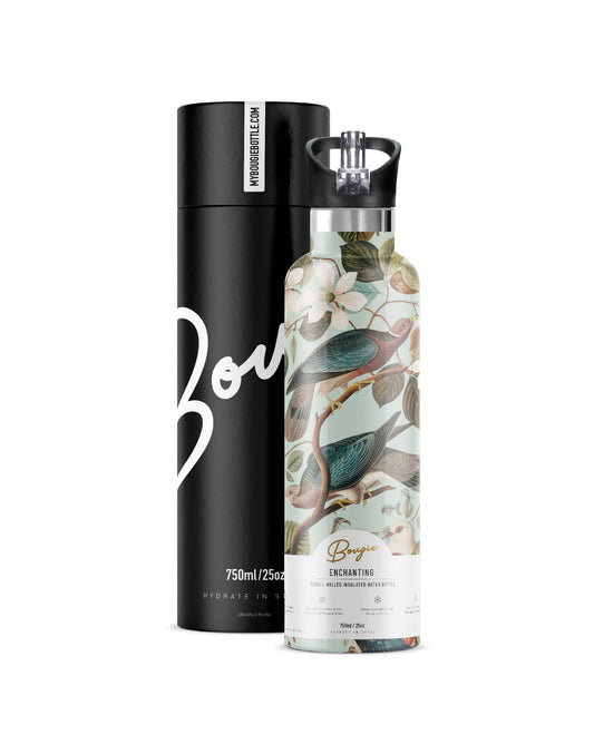 ENCHANTING | 25 oz Insulated Water Bottle Flip'n' Sip Lid