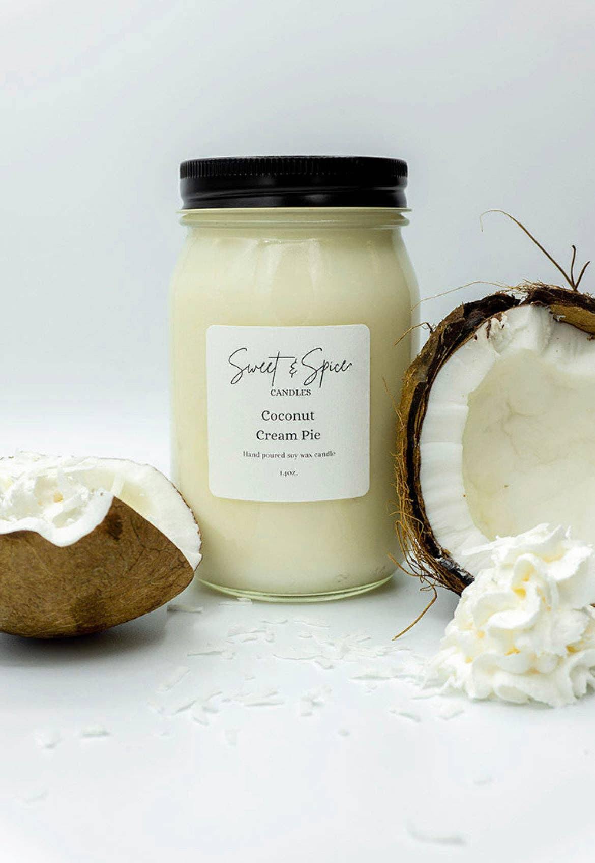 Coconut Cream Pie Soy Wax Candle