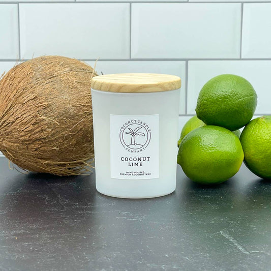 Coconut Lime Candle: 6oz or 8oz