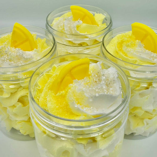 Lemon Coconut Vanilla Whipped Sugar Scrub