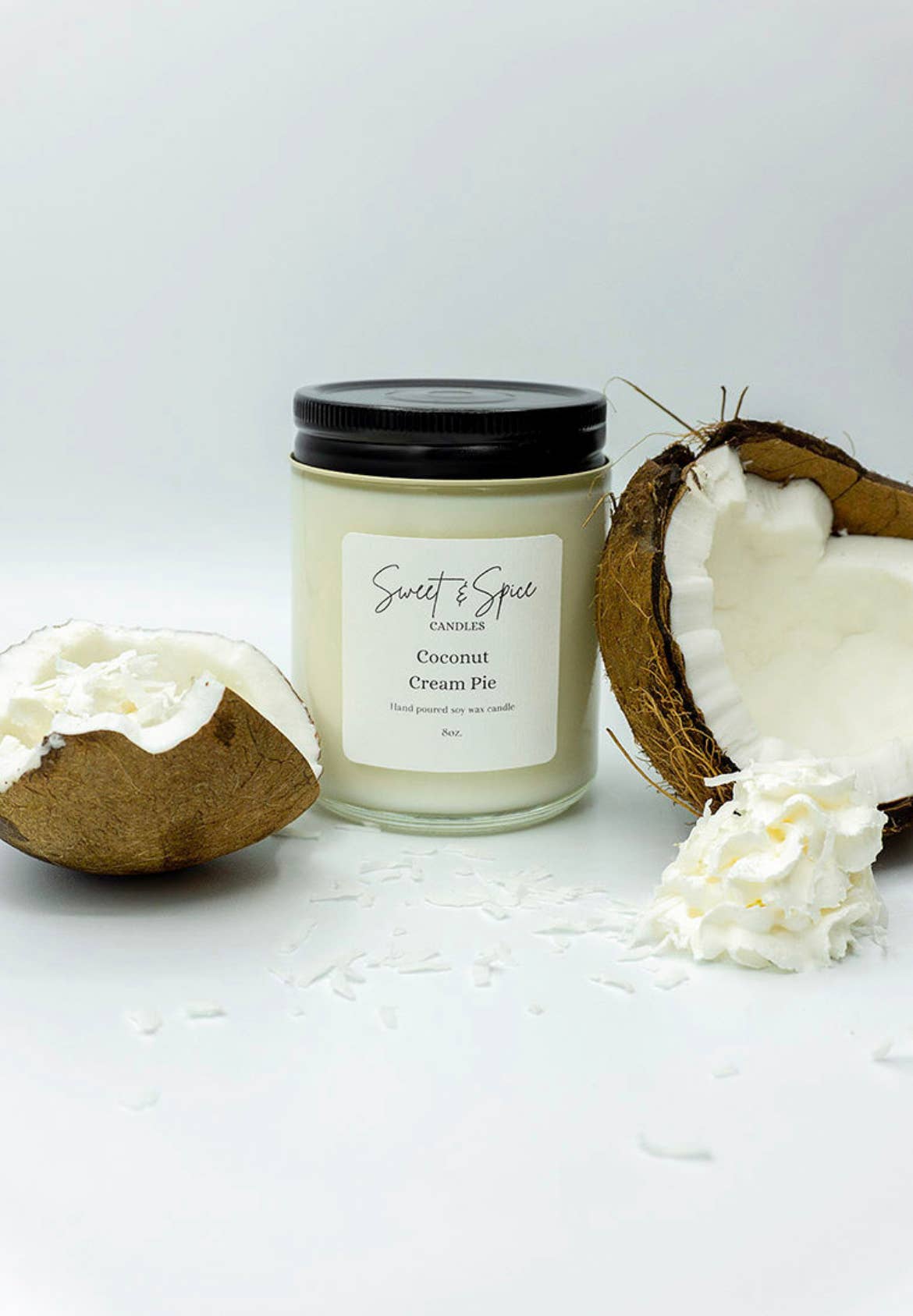 Coconut Cream Pie Soy Wax Candle