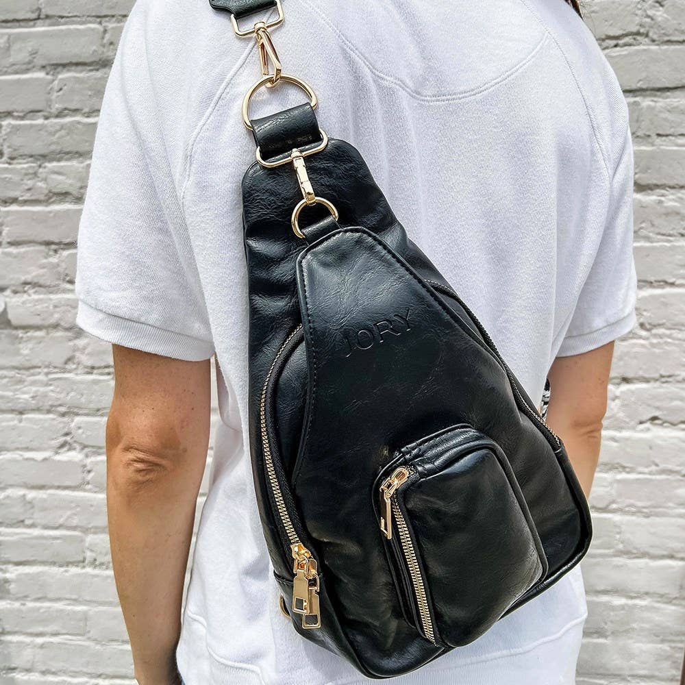 Best Seller! Sling Cross Body Bag | Hailey Midnight